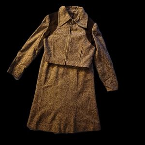 Niwitt vintage tweed suit womens size 8